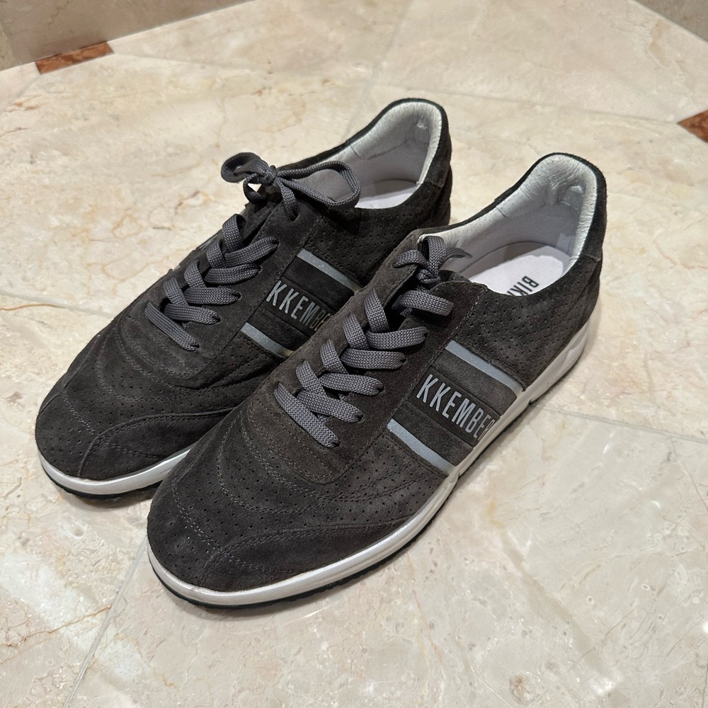 Bikkembergs Mens sneaker suede leather EU size 41 made in Italy US size 8